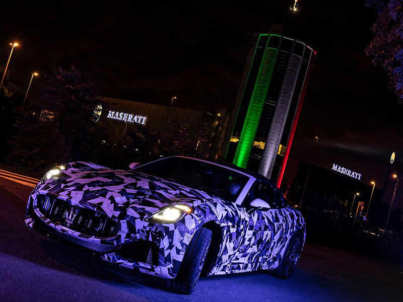 مازيراتي تكشف عن صور النموذج الأولي لسيارة جران كابريو الجديدة